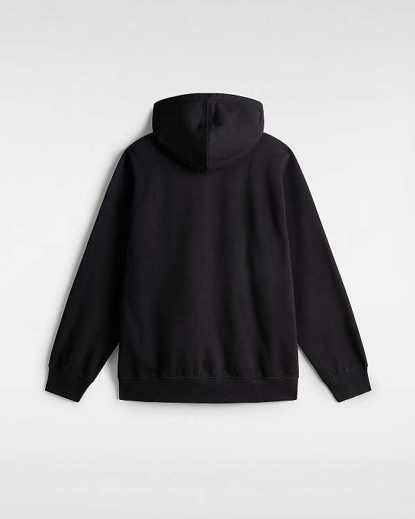Men Vans Rattler Loose Hoodie Black Malaysia | VN5608497