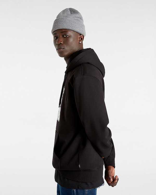 Men Vans Rattler Loose Hoodie Black Malaysia | VN5608497