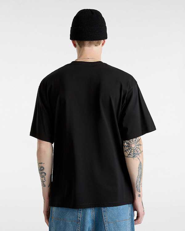 Men Vans Rattler T Shirts Black Malaysia | VN6587309