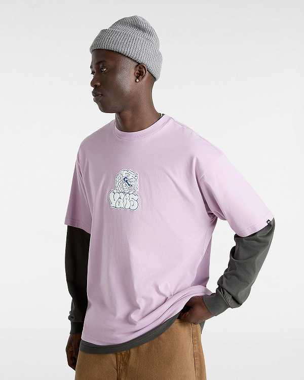 Men Vans Rattler T Shirts Purple Malaysia | VN0427695