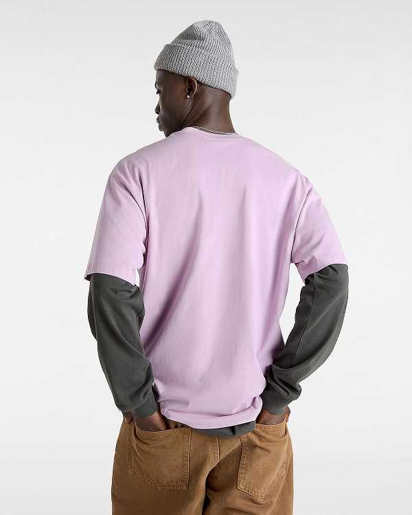 Men Vans Rattler T Shirts Purple Malaysia | VN0427695