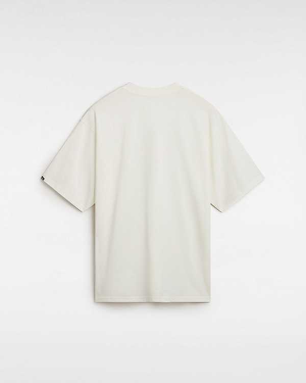 Men Vans Reggie T Shirts White Malaysia | VN5674201