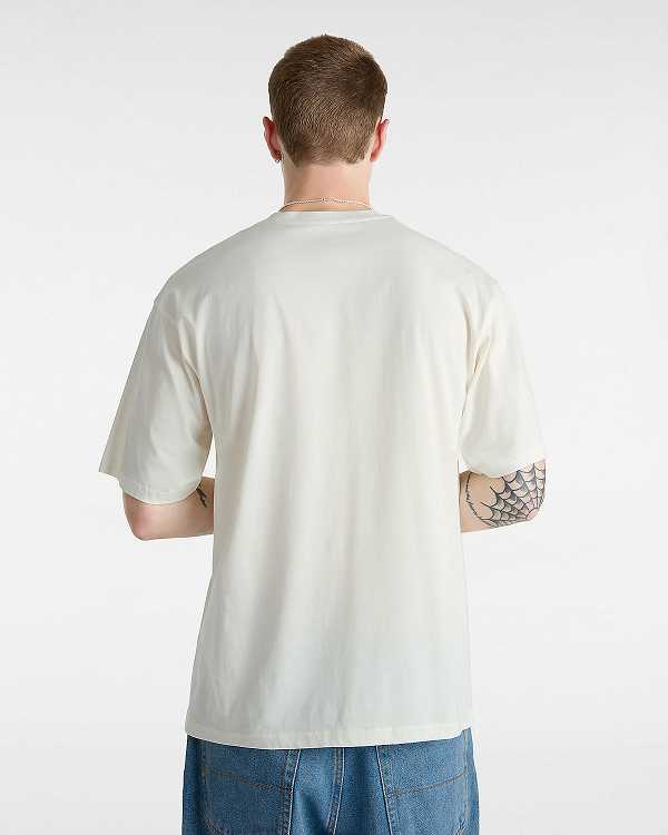 Men Vans Reggie T Shirts White Malaysia | VN5674201