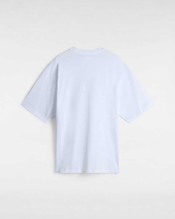 Men Vans Retro V T Shirts White Malaysia | VN2648307