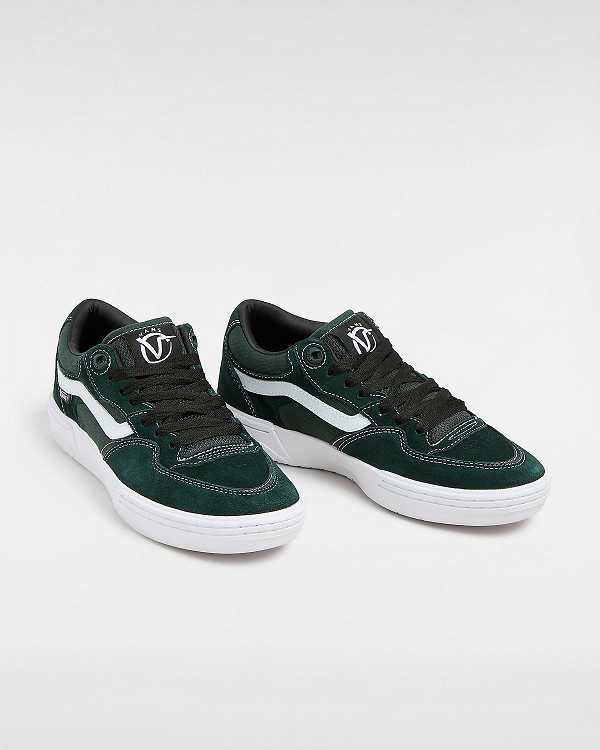 Men Vans Rowan 2 Skate Shoes Green Malaysia | VN2953741
