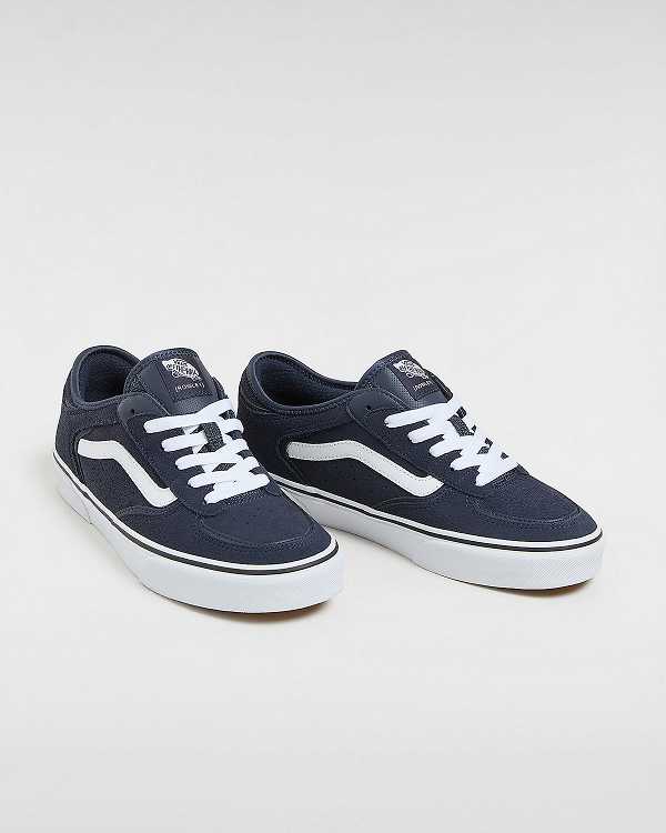 Men Vans Rowley Classic Sneakers Blue Malaysia | VN4057829