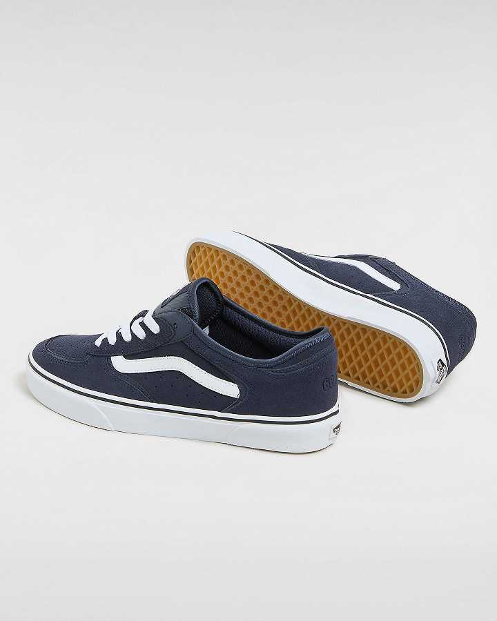 Men Vans Rowley Classic Sneakers Blue Malaysia | VN4057829