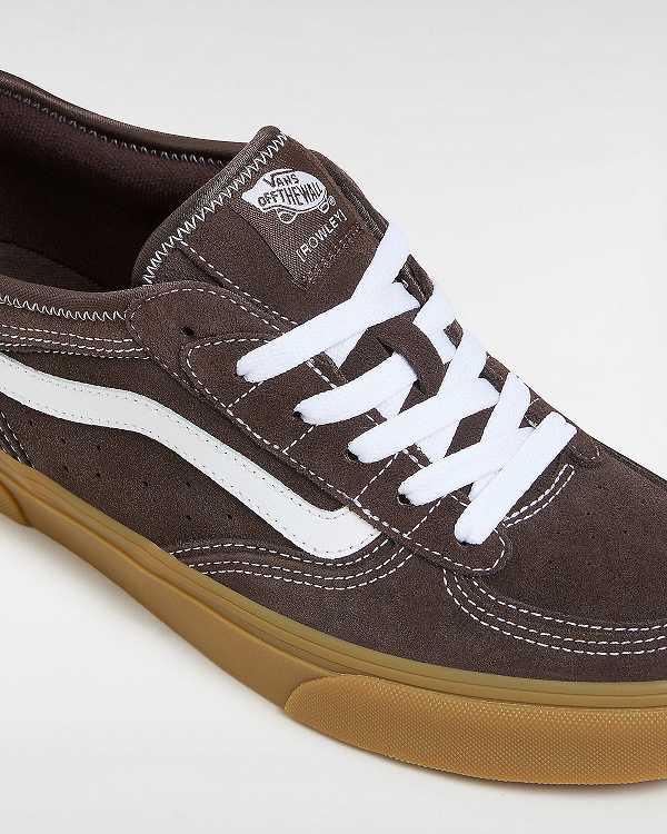 Men Vans Rowley Classic Sneakers Brown Malaysia | VN4215937