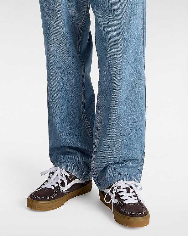 Men Vans Rowley Classic Sneakers Brown Malaysia | VN4215937