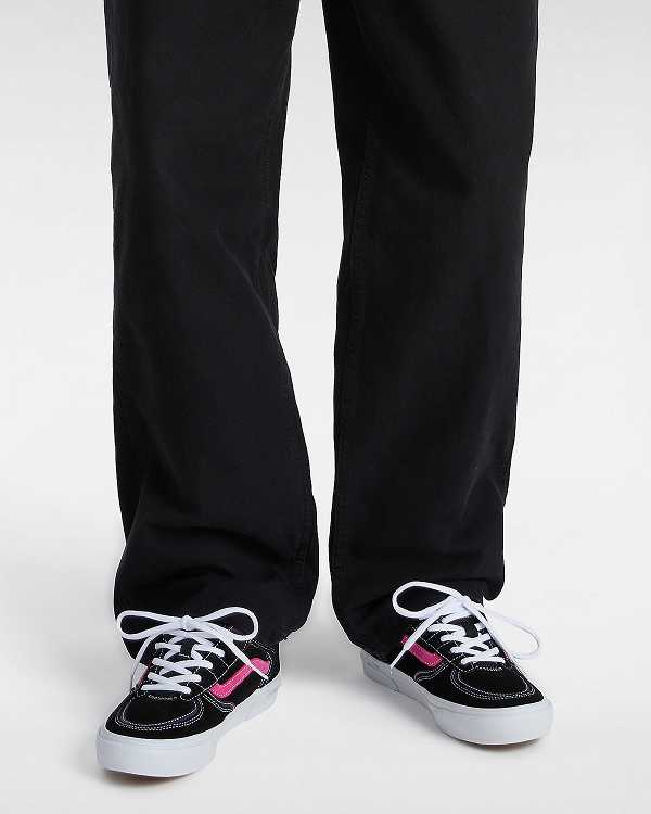 Men Vans Rowley Skate Shoes Black / Pink Malaysia | VN9627431