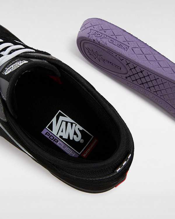 Men Vans Rowley Skate Shoes Black Malaysia | VN8257390