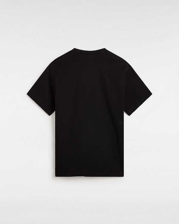 Men Vans Sakomo T Shirts Black Malaysia | VN8046519