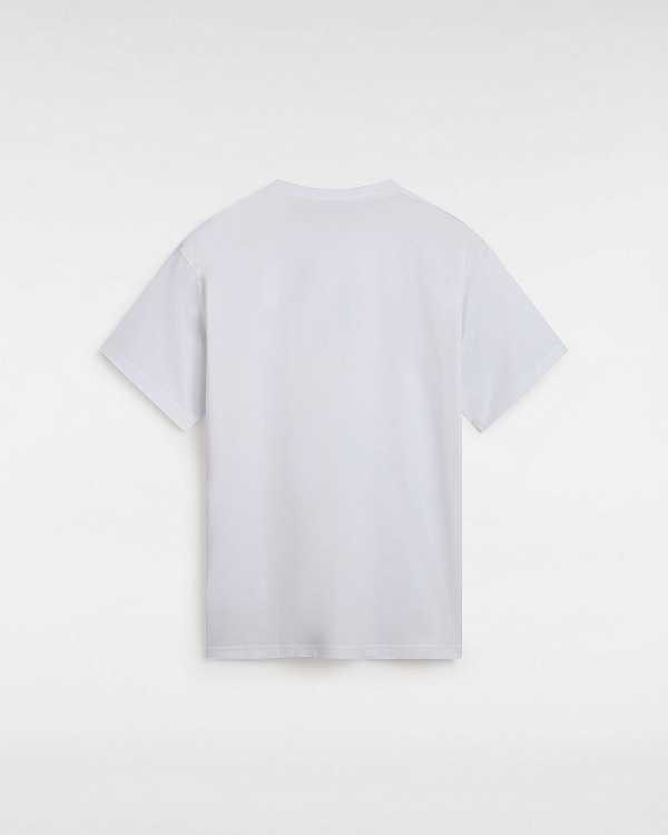 Men Vans Sakomo T Shirts White Malaysia | VN8475139
