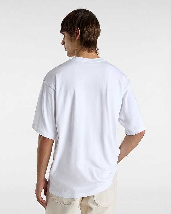 Men Vans Scribblex T Shirts White Malaysia | VN3687920