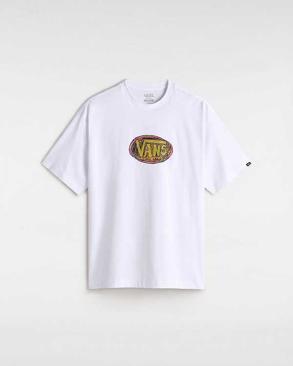 Men Vans Scribblex T Shirts White Malaysia | VN3687920