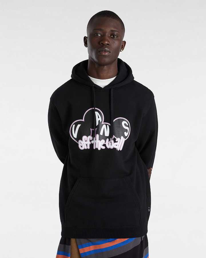 Men Vans Scuttle Hoodie Black Malaysia | VN3185279