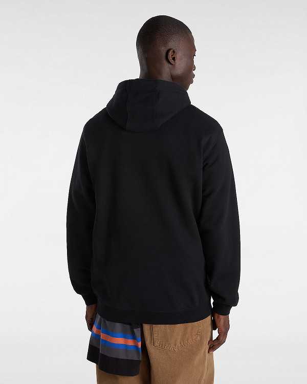 Men Vans Scuttle Hoodie Black Malaysia | VN3185279