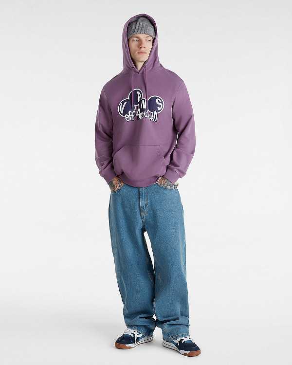 Men Vans Scuttle Hoodie Purple Malaysia | VN6387524