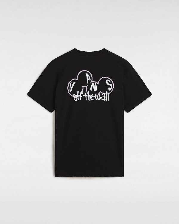 Men Vans Scuttle T Shirts Black Malaysia | VN8975301