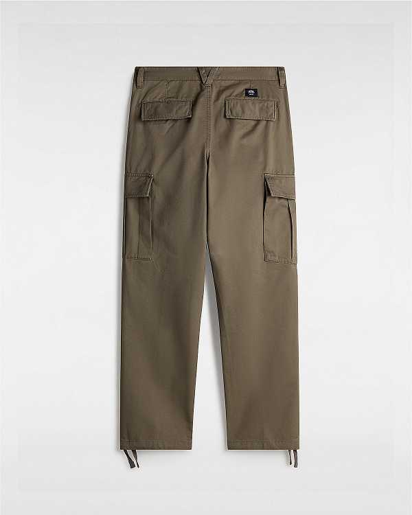 Men Vans Service Cargo Loose Tapered Pants Brown Malaysia | VN4395216