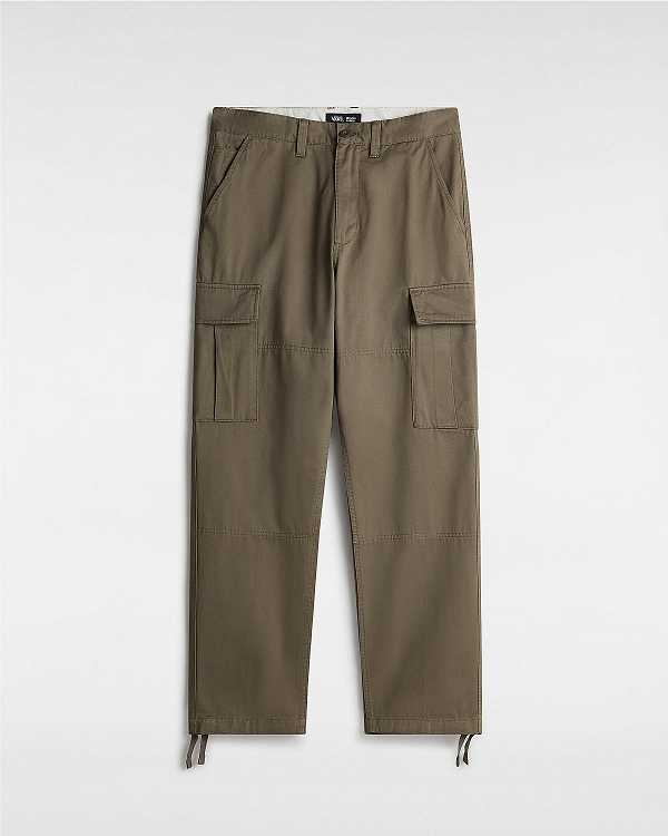 Men Vans Service Cargo Loose Tapered Pants Brown Malaysia | VN4395216