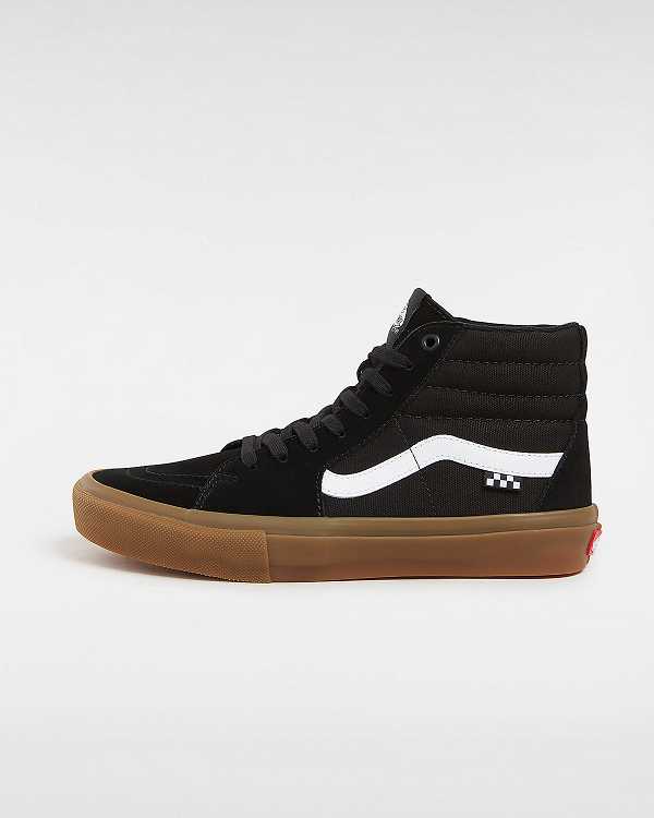 Men Vans Sk8-Hi Skate Shoes Black Malaysia | VN1950864