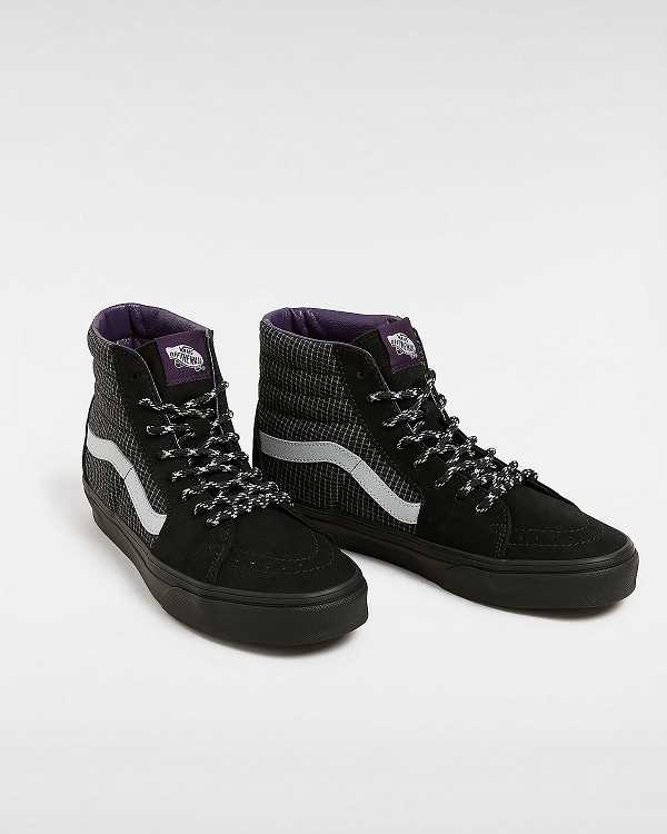 Men Vans Sk8-Hi Skate Shoes Black Malaysia | VN6731408