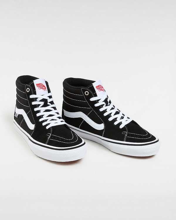Men Vans Sk8-Hi Skate Shoes Black Malaysia | VN8359146