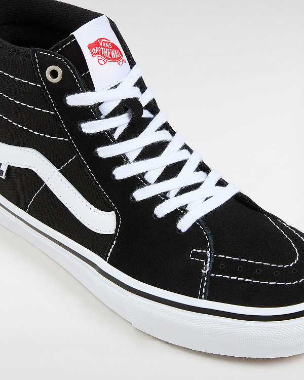 Men Vans Sk8-Hi Skate Shoes Black Malaysia | VN8359146