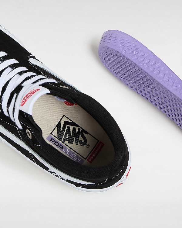 Men Vans Sk8-Hi Skate Shoes Black Malaysia | VN8359146