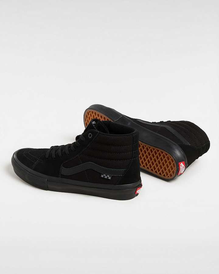 Men Vans Sk8-Hi Skate Shoes Black Malaysia | VN9510437