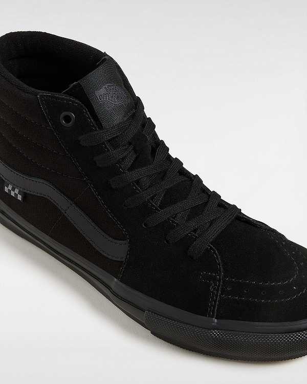 Men Vans Sk8-Hi Skate Shoes Black Malaysia | VN9510437