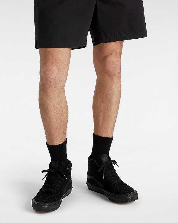 Men Vans Sk8-Hi Skate Shoes Black Malaysia | VN9510437