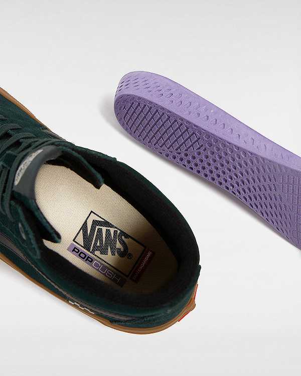 Men Vans Sk8-Hi Skate Shoes Green Malaysia | VN4029761