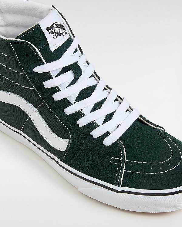 Men Vans Sk8-Hi Skate Shoes Green Malaysia | VN7369814