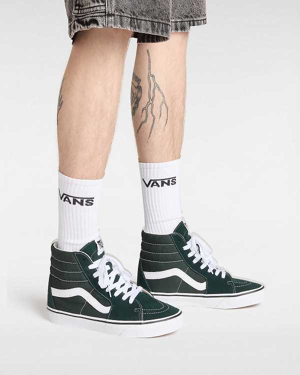 Men Vans Sk8-Hi Skate Shoes Green Malaysia | VN7369814