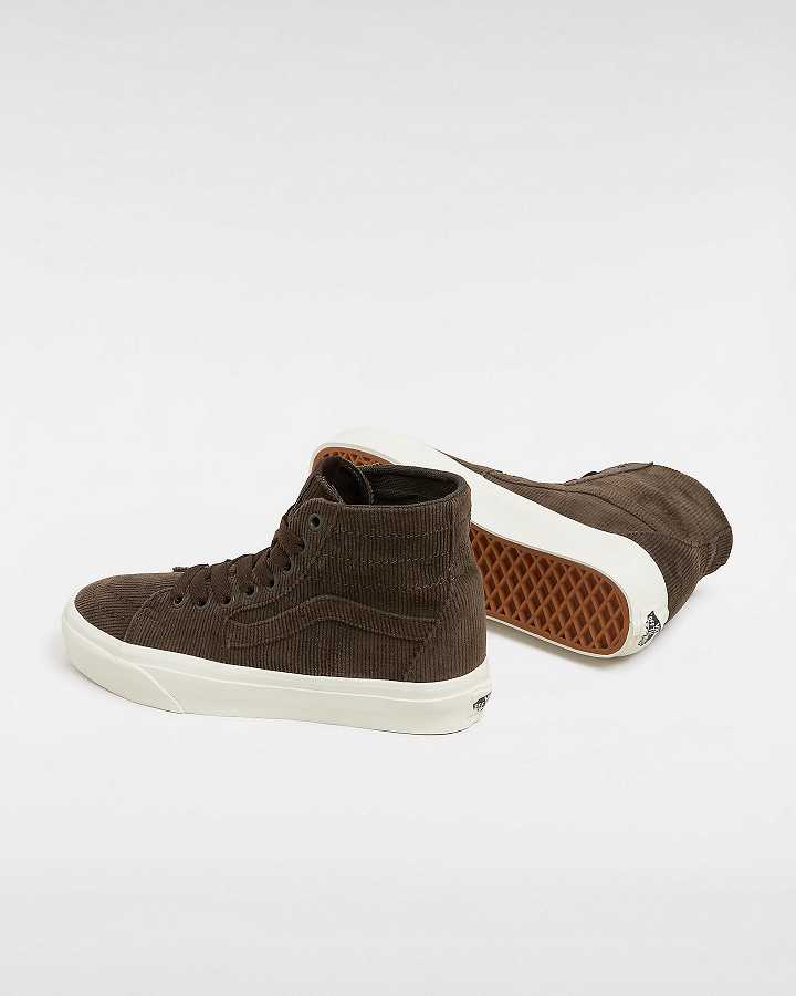 Men Vans Sk8-Hi Tapered Sneakers Brown Malaysia | VN6450873
