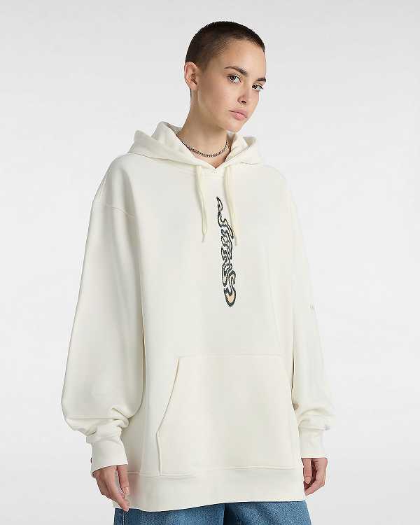 Men Vans Skate Blurb Hoodie White Malaysia | VN2980153