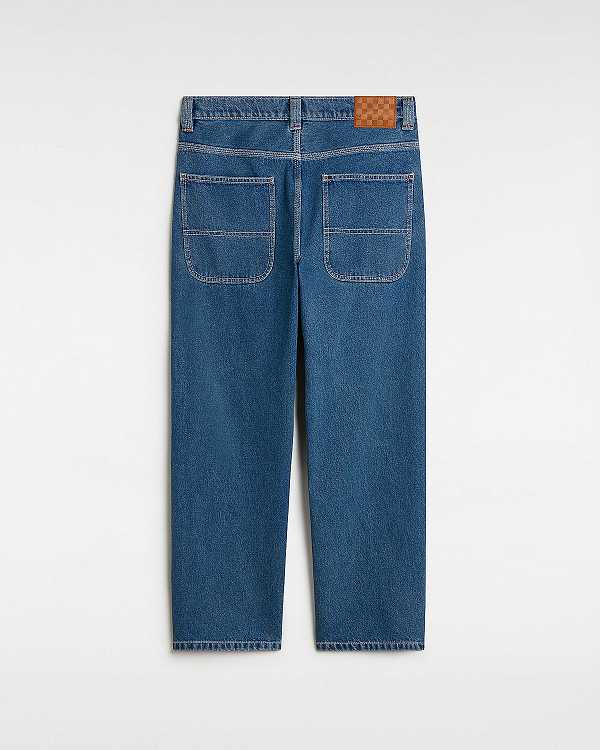 Men Vans Skate Check-5 Loose Pants Blue Malaysia | VN4069237