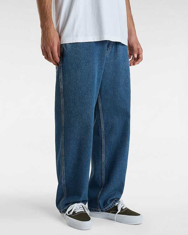 Men Vans Skate Check-5 Loose Pants Blue Malaysia | VN4069237