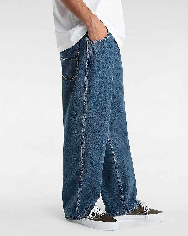 Men Vans Skate Check-5 Loose Pants Blue Malaysia | VN4069237
