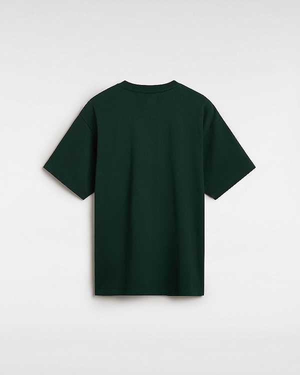 Men Vans Skate Global Dominance T Shirts Green Malaysia | VN8607451