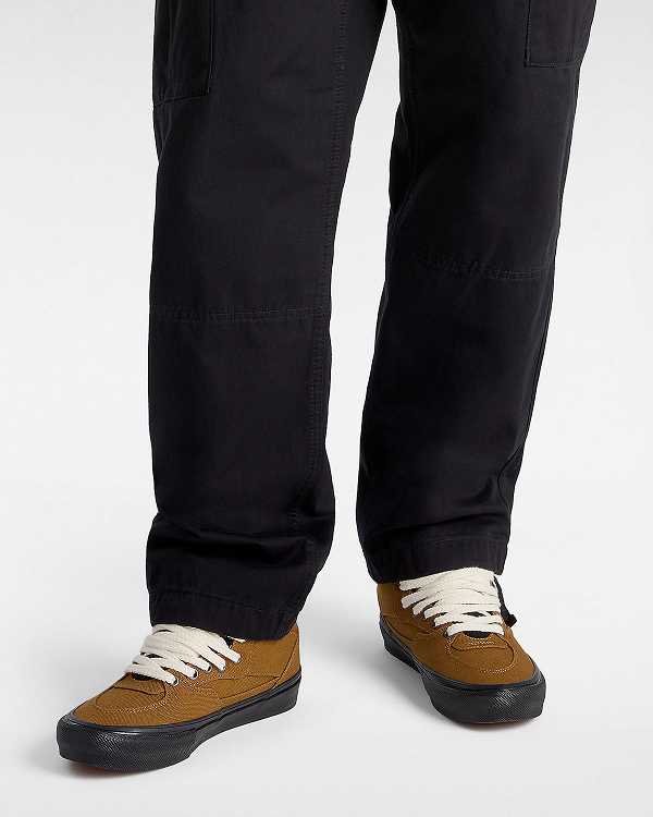 Men Vans Skate Half Cab Duck Canvas Shoes Brown Malaysia | VN9061872