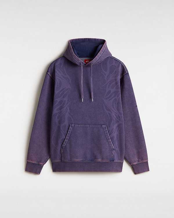 Men Vans Skate Tribal Hoodie Purple Malaysia | VN3061258