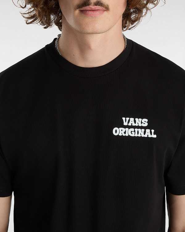 Men Vans Skull Void Classic T Shirts Black Malaysia | VN0243865