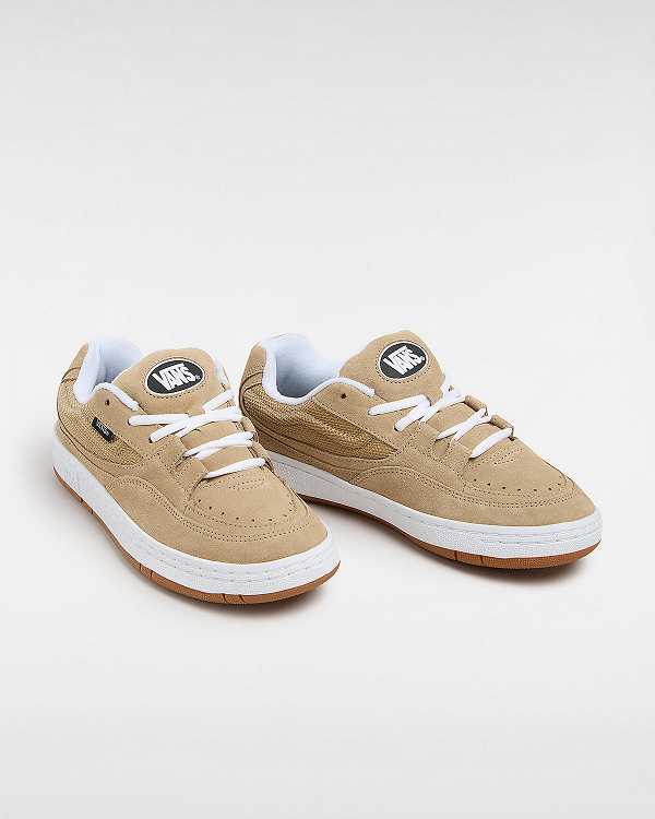 Men Vans Speed LS Skate Shoes Beige Malaysia | VN7402869