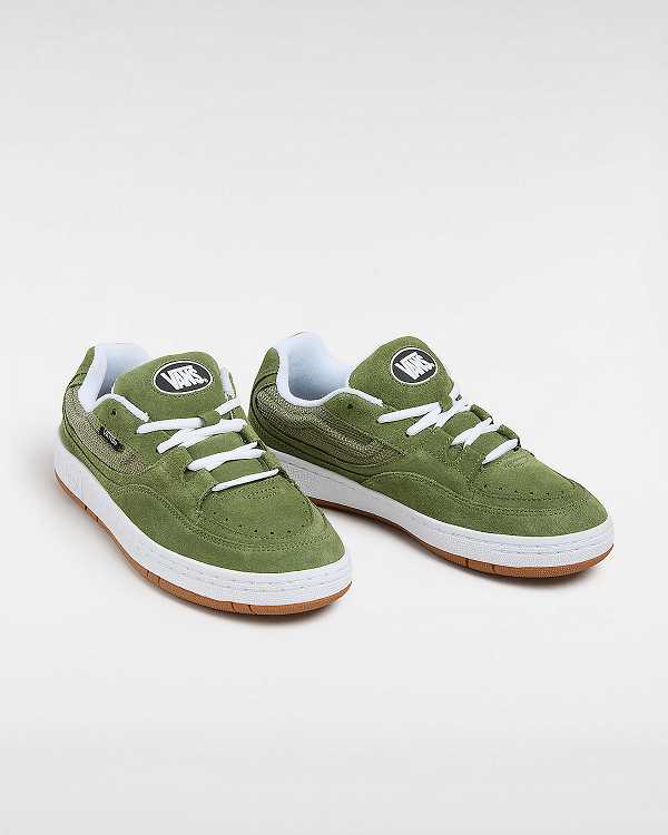 Men Vans Speed LS Skate Shoes Green Malaysia | VN4850319