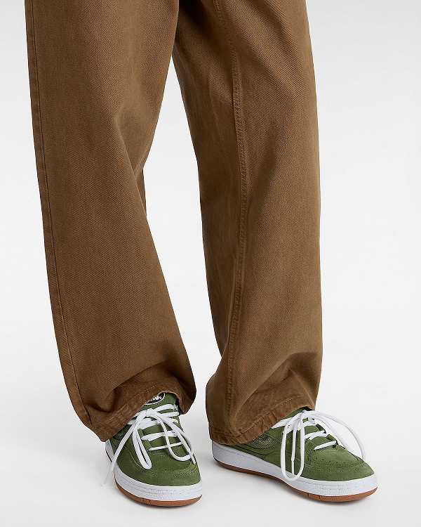 Men Vans Speed LS Skate Shoes Green Malaysia | VN4850319