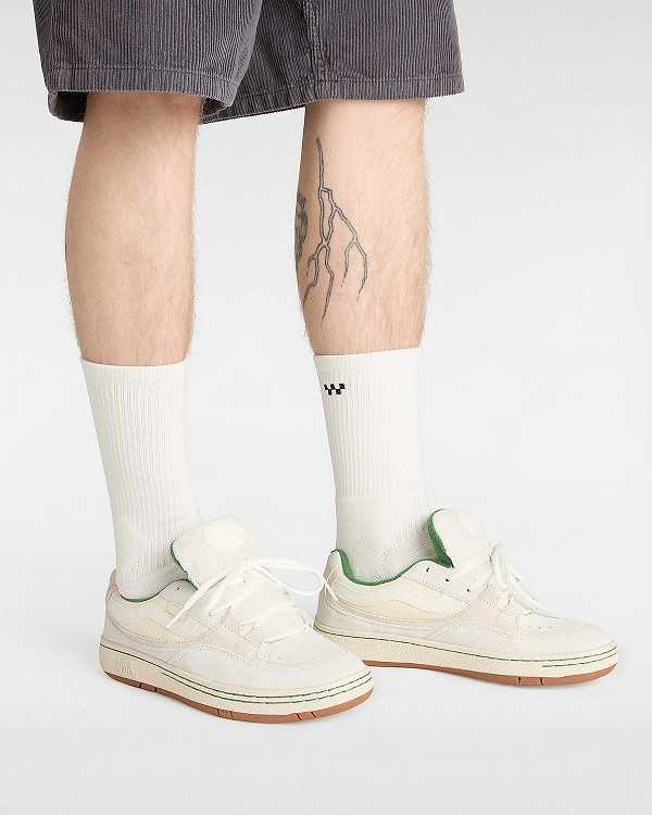 Men Vans Speed Skate Shoes White Malaysia | VN0461952