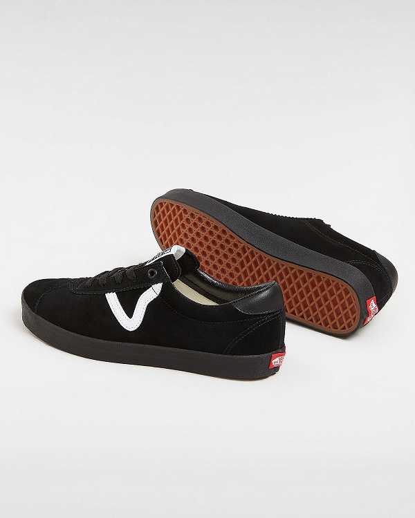 Men Vans Sport Low Sneakers Black Malaysia | VN1843690